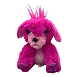 Moose Toys Scruff A Luvs Plush Pink Puppy Dog Stuffed Animal 8.5” Hot Pink